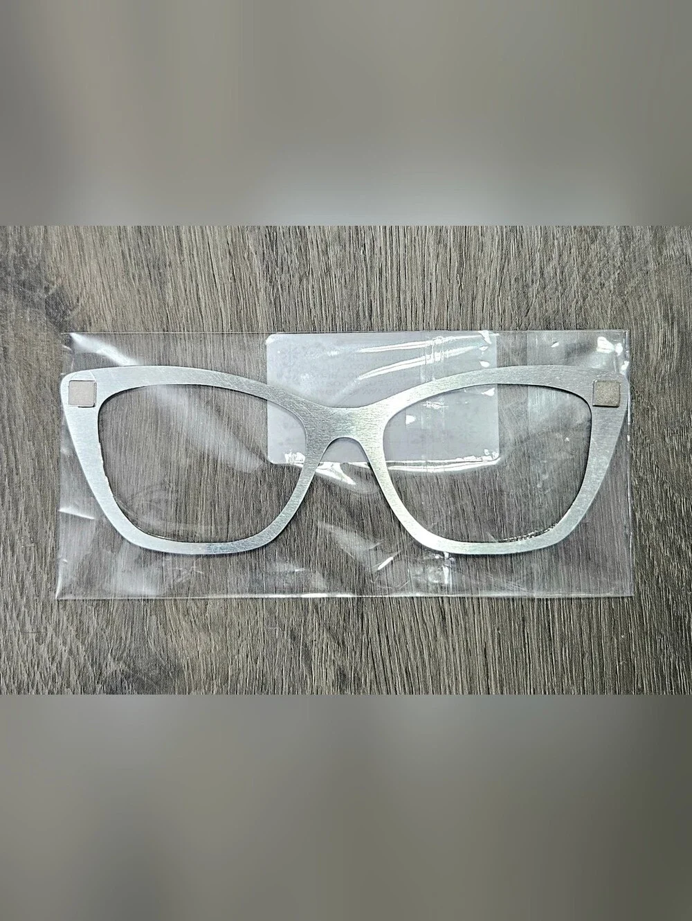 WANDA topper By Tasha's Top Frames Thin Metal Shimmer Black To Purple Ombre Top